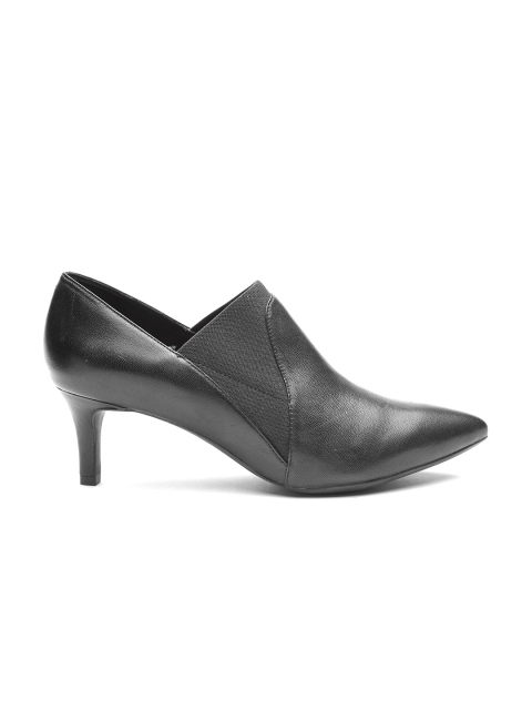 

Geox Women Black Italian Patent Leather Pumps