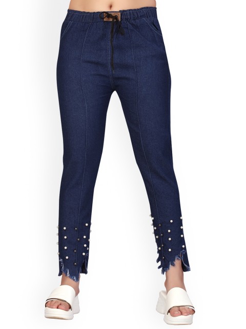 

Aarika Girls Navy Blue Jean Stretchable Jeans