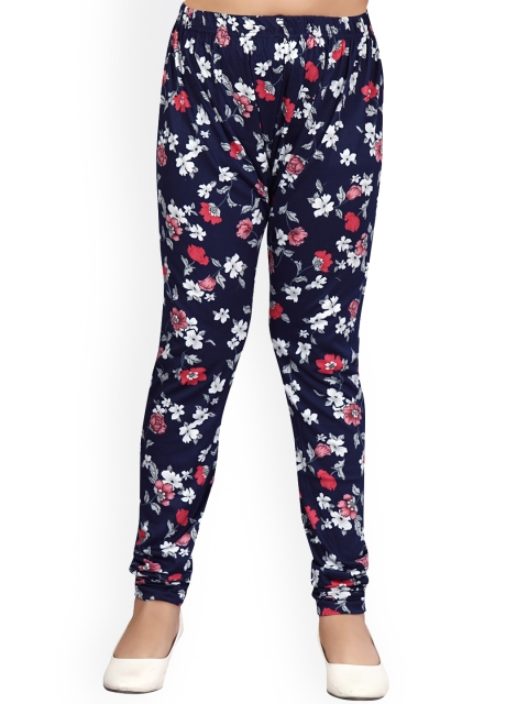 

Aarika Girls Navy Blue Printed Leggings