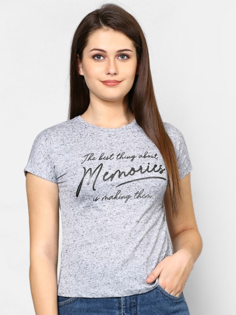 

V2 Value & Variety Grey Print Top