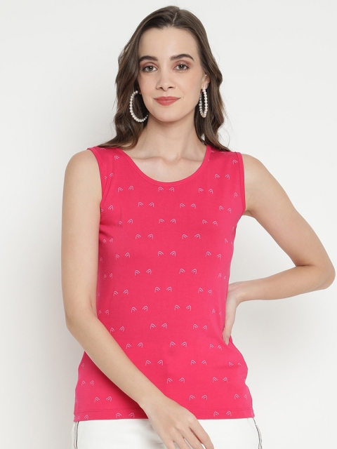 

V2 Value & Variety Pink Print Top