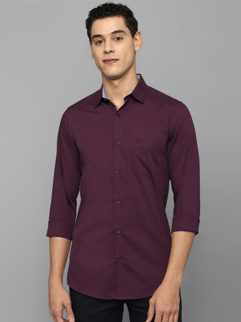 

Allen Solly Men Purple Slim Fit Casual Shirt