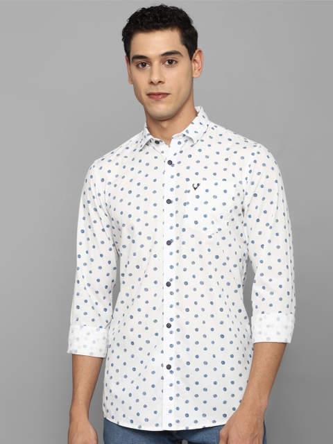 

Allen Solly Men White Printed Casual Shirt