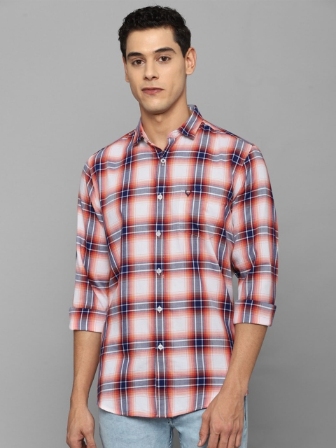 

Allen Solly Men Multicoloured Slim Fit Tartan Checks Checked Casual Shirt, Multi