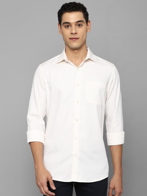 

Allen Solly Men White Slim Fit Casual Shirt