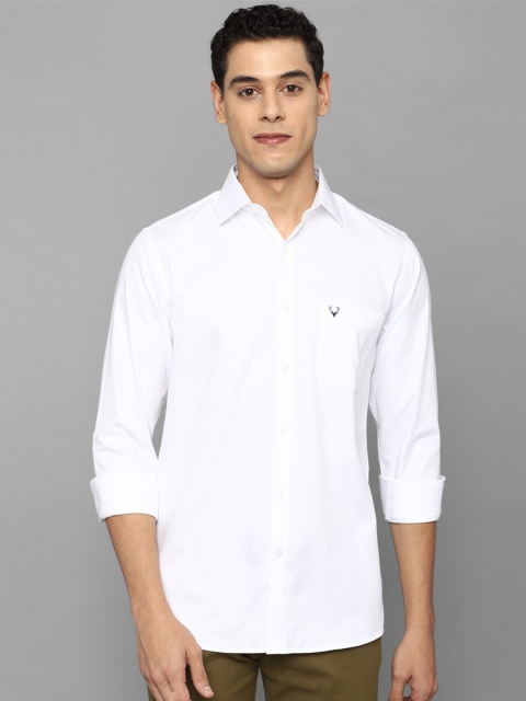 

Allen Solly Men White Slim Fit Casual Shirt