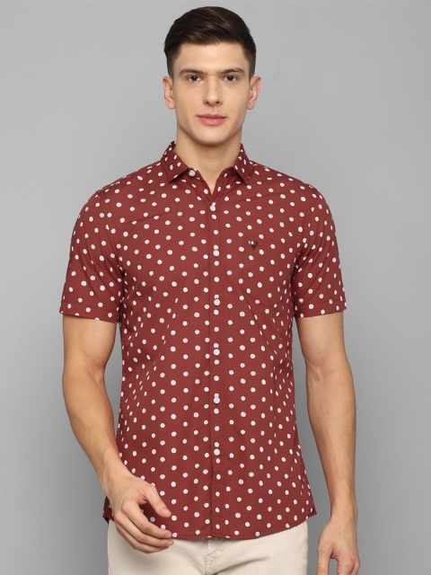 

Allen Solly Sport Men Maroon Printed Casual Shirt