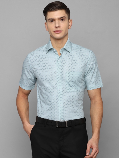 

Louis Philippe Men Blue Floral Printed Formal Shirt
