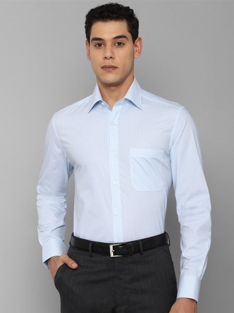 

Louis Philippe Men Blue Striped Formal Shirt