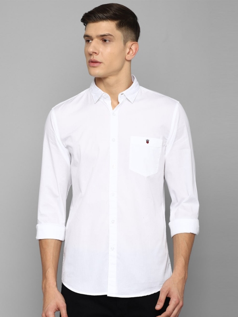 

Louis Philippe Jeans Men White Slim Fit Casual Shirt