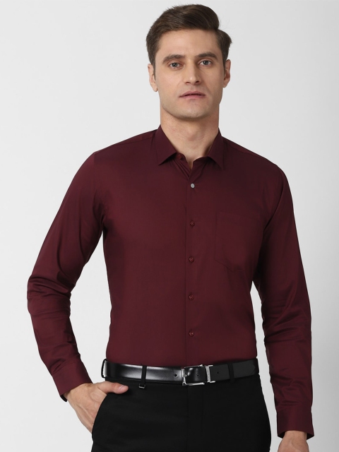 

Van Heusen Men Maroon Slim Fit Formal Shirt
