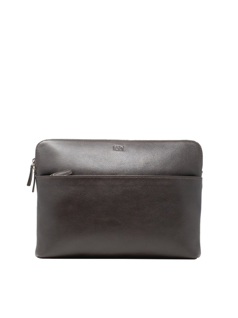 

tohl Unisex Brown Leather Laptop Sleeve