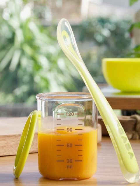 

BEABA Neon Green Food Jar 120 ml