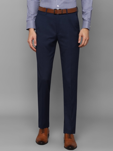 

Louis Philippe Men Navy Blue Slim Fit Trousers