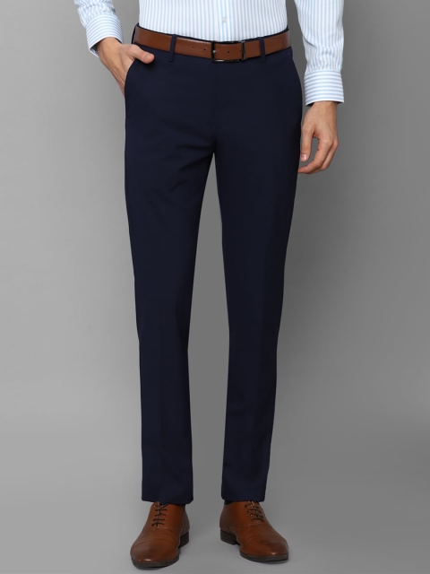 

Louis Philippe Men Navy Blue Slim Fit Trousers