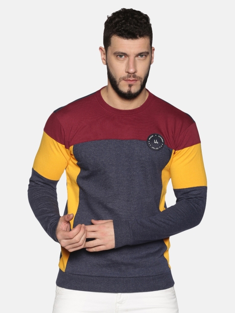 

UrGear Men Multicoloured Colourblocked Sweatshirt, Multi