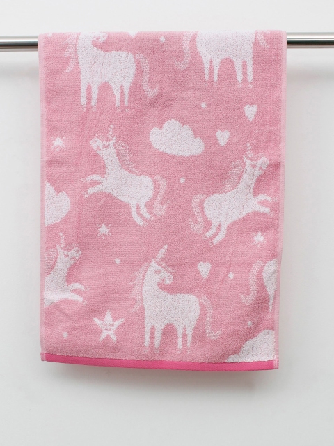

AVI Living Kids Set of 2 Pink Printed Hand Towels