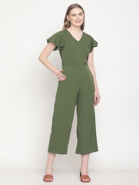 

COASTLAND Green Capri Jumpsuit