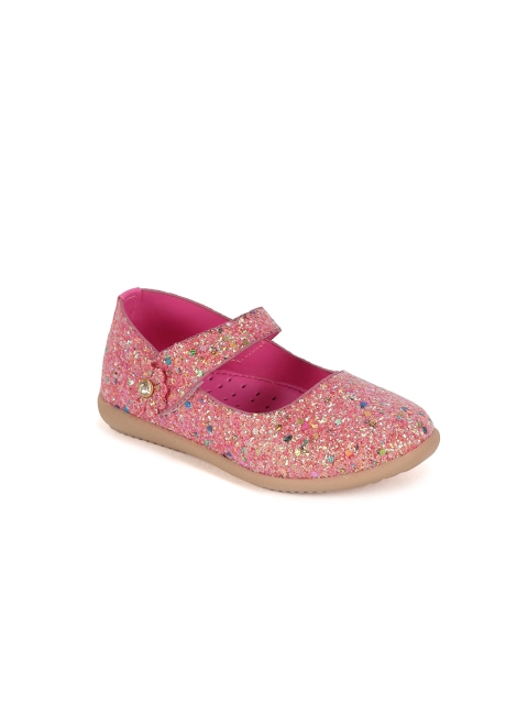 

Lil Lollipop Girls Pink Printed Ballerinas Flats
