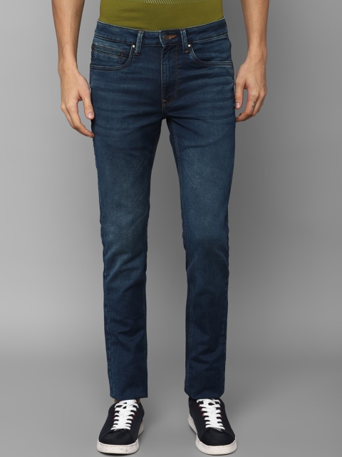 

Louis Philippe Jeans Men Navy Blue Slim Fit Light Fade Jeans