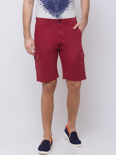 

Status Quo Men Purple Cargo Shorts