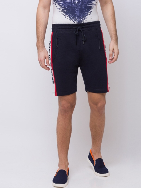 

Status Quo Men Navy Blue Shorts