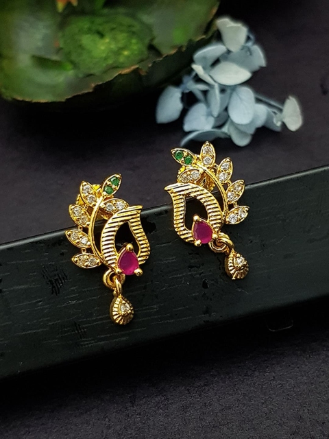 

GRIIHAM Multicoloured Contemporary Studs Earrings, Multi