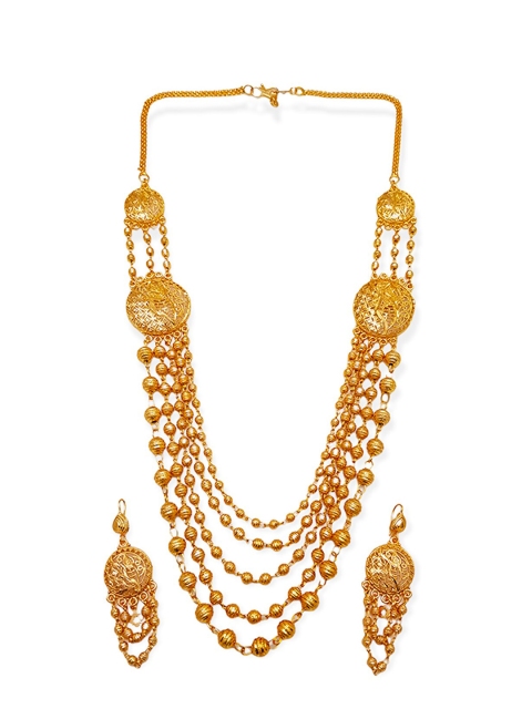 

GRIIHAM Gold-Plated Beaded Jewellery Set