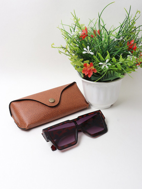 

FROGGY Unisex Kids Purple Lens & Brown Wayfarer Sunglasses UV Protected Lens FG-10872-02