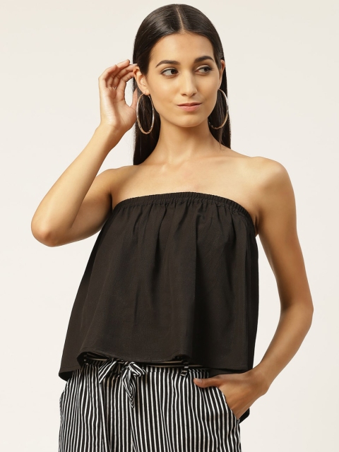

IQRAAR Black Tube Top