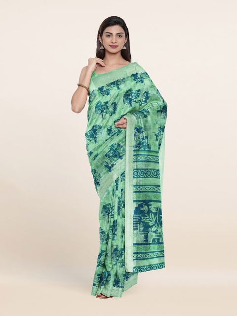 

Pothys Green & Blue Saree