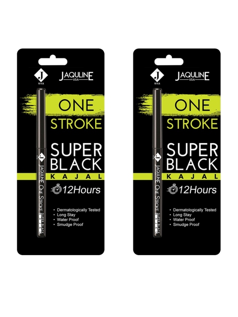 

Jaquline USA Set of 2 One Stroke 12 Hours Long Stay Kajal - Super Black