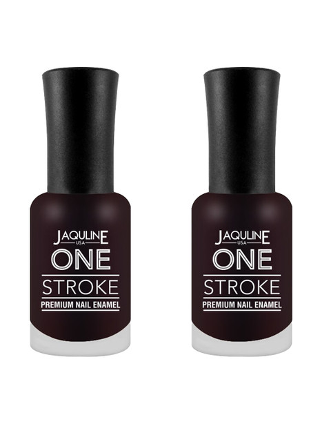 

Jaquline USA Set of 2 One Stroke Premium Nail Enamel - Maroon Martini J56, Burgundy