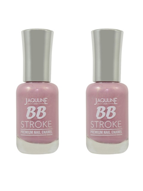 

Jaquline USA Set of 2 BB Stroke Premium Nail Enamel - Dream Sequence 08, Pink