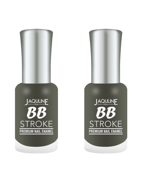 

Jaquline USA Set of 2 BB Stroke Premium Nail Enamel - Crazy About You 20, Grey