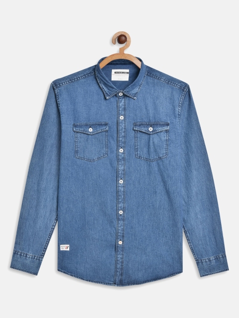 

Octave Boys Blue Regular Fit Cotton Casual Shirt