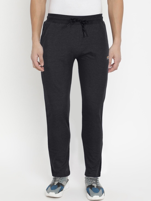 

V2 Value & Variety Men Charcoal Grey Solid Cotton Track Pants