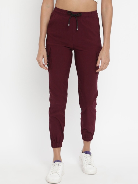 

V2 Value & Variety Women Red Solid Track Pant