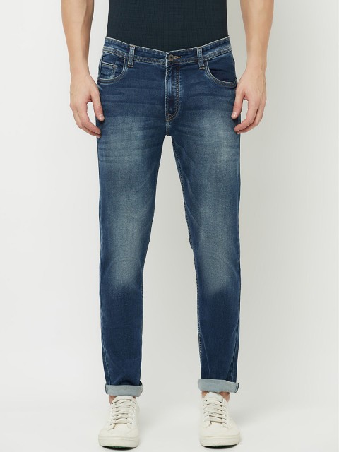

Octave Men Blue Heavy Fade Stretchable Jeans