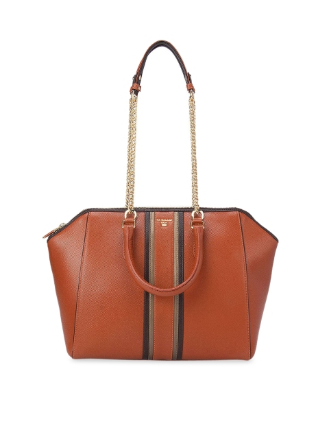 

Da Milano Women Orange Leather Structured Shoulder Bag
