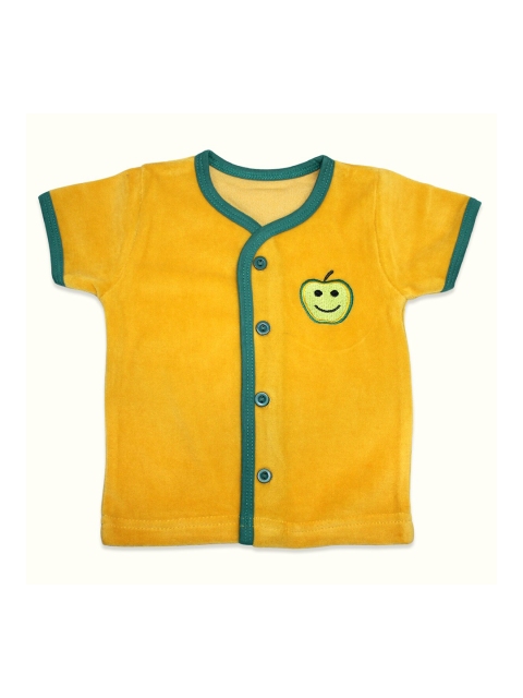 

Born Babies Unisex Kids Yellow & Blue Sweater Vest