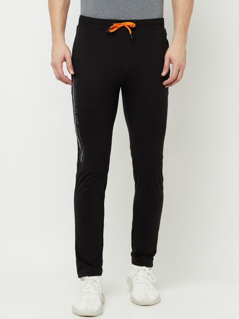 

Octave Men Black Solid Cotton Track Pants
