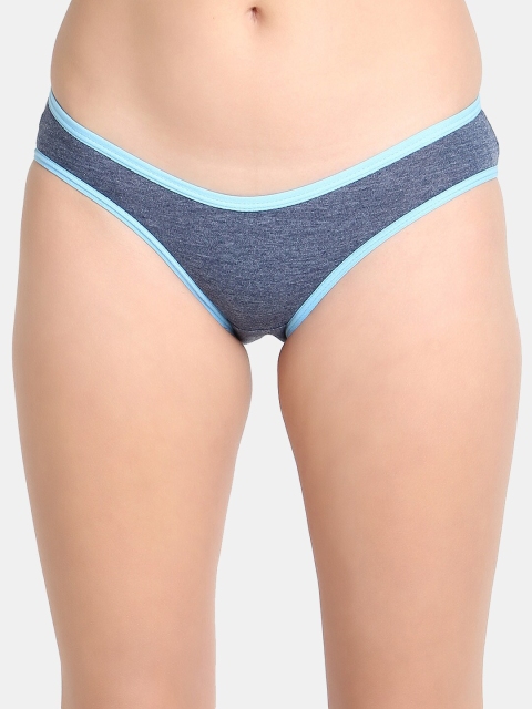

Leading Lady Women Blue Printed Cotton Bikini Briefs