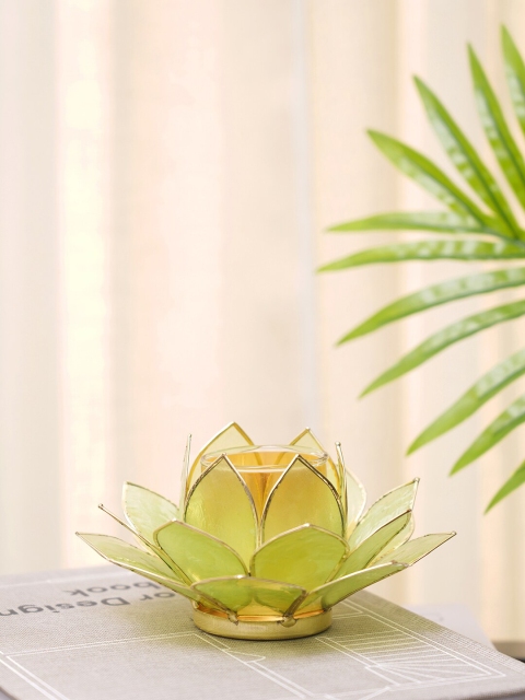 

Pure Home and Living Green Bloom Tea Light Candle Holders