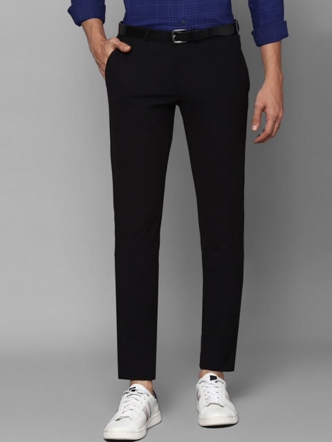 

Louis Philippe Sport Men Black Solid Slim Fit Trousers