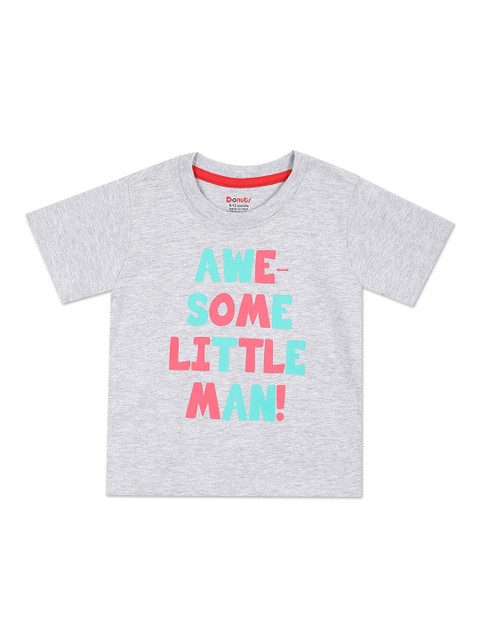 

Donuts Boys Assorted Typography 5 Printed T-shirt