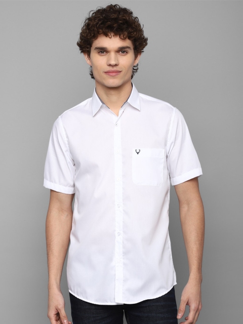 

Allen Solly Men White Slim Fit Pure Cotton Casual Shirt