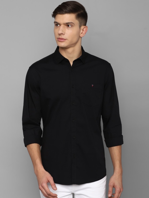 

Louis Philippe Jeans Men Black Slim Fit Casual Shirt
