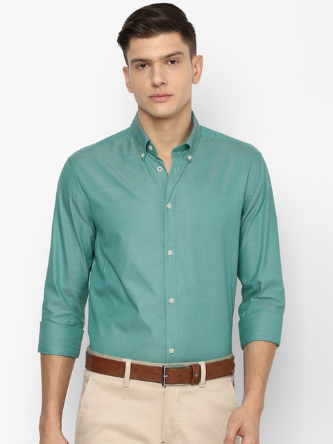 

Louis Philippe Sport Men Green Semiformal Shirt