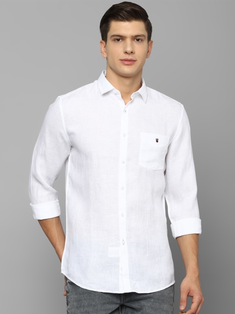 

Louis Philippe Sport Men White Slim Fit Pure Hemp Casual Shirt